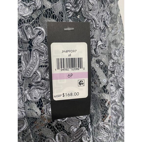 JESSICA HOWARD special occasion 2 pc grey dress size 6 P MSRP $168 - Picture 8 of 10